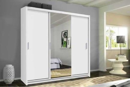 Tripple Sliding Door Wardrobe - 6 Colors