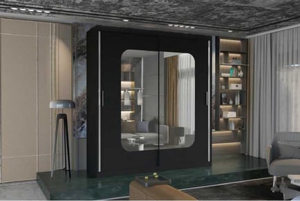 Mareeka Modern Sliding Door Wardrobe