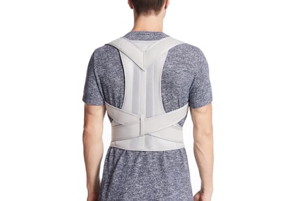 Men's Back Posture Correction Belt in 8 Sizes and 2 Colours
