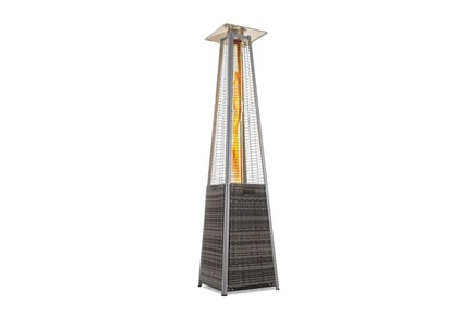 Pyramid outdoor gas patio heater, Normal, Brown