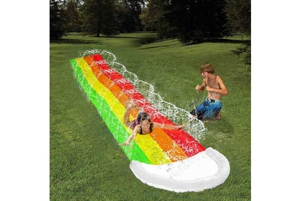 Lawn Water Slide Rainbow Slip Slide