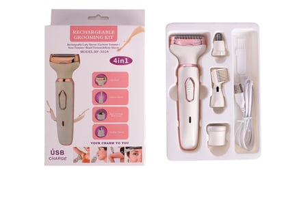 4-in-1 Electric Full Body Epilator for Women