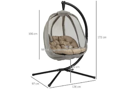 Hanging Egg Chair,Folding Swing Hammock