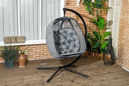 Swing Chair w/ Thick Padded Cushion