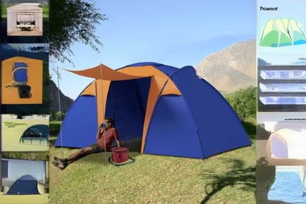 Camping Tent w/ 2 Bedroom