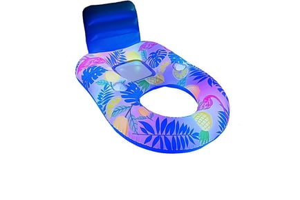 Adult Inflatable Pool Float with Colour Changing LED Lights