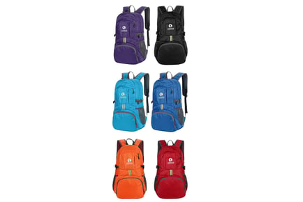 30L Foldable Backpack Camping Bag in 6 Colours