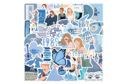 60 Pieces Taylor Swift Inspired Stickers