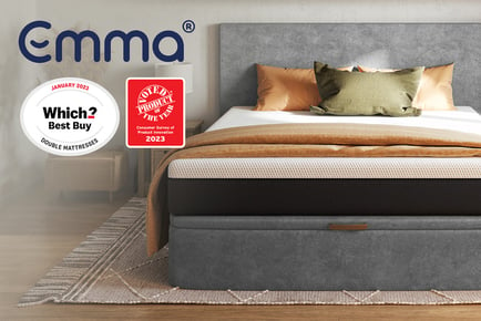 Emma premium memory hybrid mattress, Super King, Standard