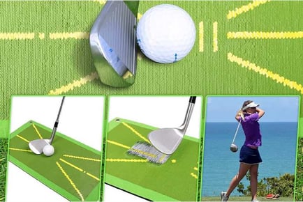 Golf Swing Training Mat Set