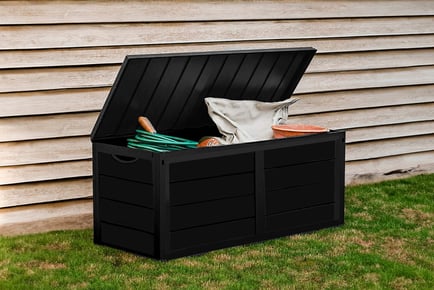 A outdoor 320L storage box, Standard, black