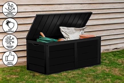 A outdoor 320L storage box, Standard, black