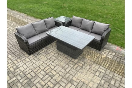 Garden Rising Dining Set Arc Armest Sofa