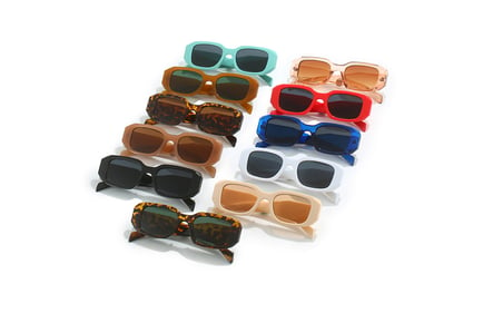 Prada Inspired Rectangular Sunglasses in 11 Colour Options