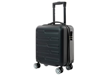 Hard Case Carry On Cabin Bag, 55cm, Black
