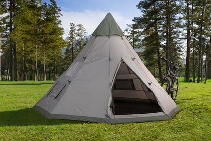 6-Person Teepee Camping Tent
