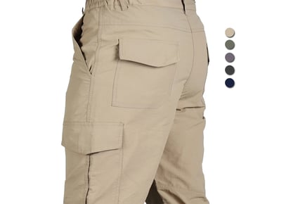Quick Drying Tactical Cargo Pants for Men - 6 Sizes, 5 Colours