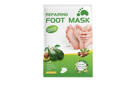 Avocado or Lavender Exfoliating Peel Off Foot Mask - 3 Options