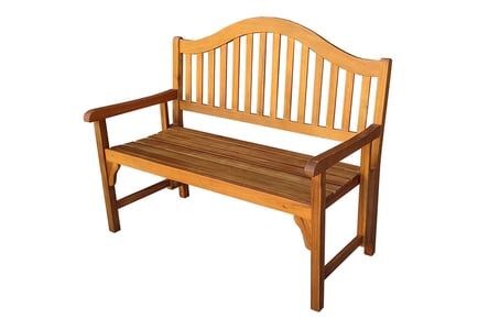 2 Seater Wooden Outdoor Garden Folding Bench with 2 Options