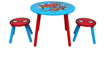 Marvel Spider-Man Table & Stool Set For Kids