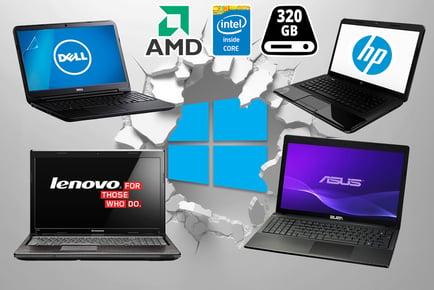 Mixed brand refurbished laptop lucky dip - HP, Dell, Lenovo & more