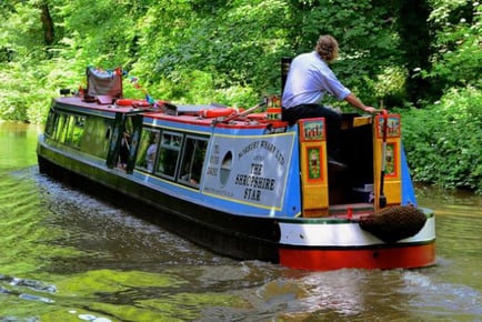 PRICE DROP! 1-Day Private Narrow Boat Hire - Shropshire Union Canal