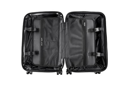 Personalised Medium Marble Suitcase - Cabin Case, Medium case or Set of Two!