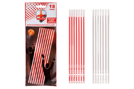 Euro 2024 Glow Stick Connectors 15 Pack