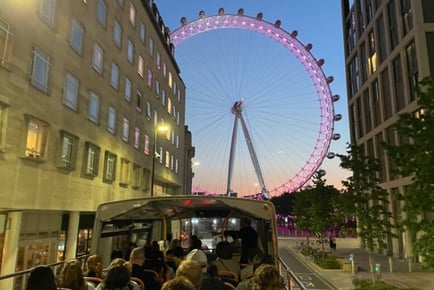 Panoramic London by Night Open Top Bus Tour