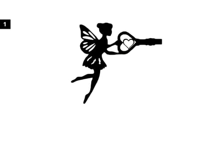 Magical Butterfly Fairy Silhouette Garden Decoration in 6 Styles and 3 Options