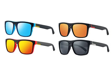 Pack of 2 Unisex Polarised Sunglasses - 6 Colours