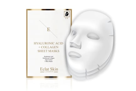 Hyaluronic Acid & Collagen Sheet Mask in 3 Options