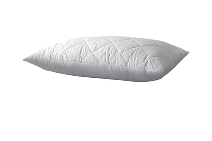 High-Quality Pillows with Quilted Covers - 3 Pack Options