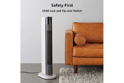 Amazon ECO Oscillating Tower Heater Fan