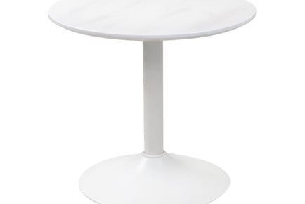 Hallie Lamp Table - White