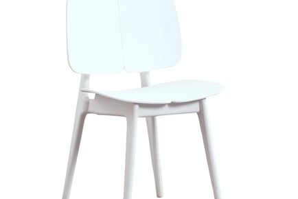 Art Dining Chair White