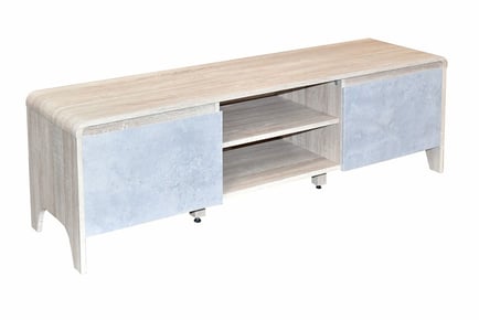 Lenox TV Stand - Sonoma Oak and Cement