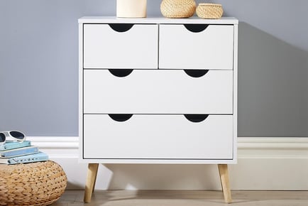 Skara Chest of 4 Drawers in 4 Colours