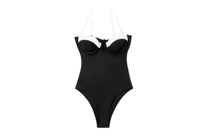Women's Demi Push Up One-Piece Swimsuit in 4 Sizes