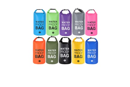 Portable Dry Bag - 6 Sizes and 10 Colours