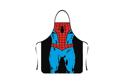 Superhero BBQ Apron - Spiderman, Wonder Woman & Superman!