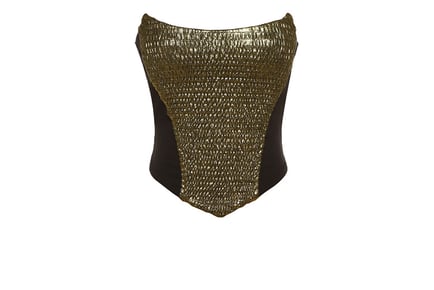 Women's Gold Tube Top Corset - 3 Sizes