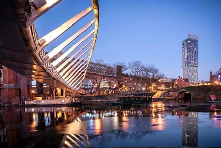 Central Manchester Stay for 2: Prosecco, Chocolates, Late Check Out