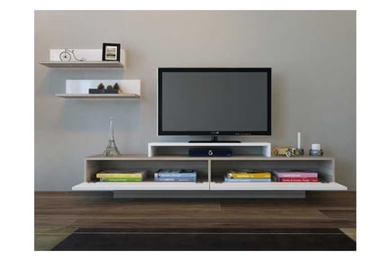 Luna TV Unit Cabinet for TVs up to 80