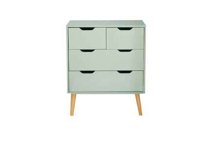 '2+2 UV Gloss Bedroom Chest of Drawers or Set of 2 Bedside Tables - 3 Colours