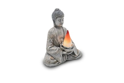 Zen Buddha Garden Statue with Solar Lights - 2 Options