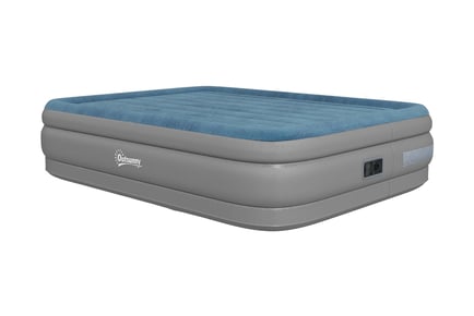 Queen Inflatable Mattress with Built-In Electric Pump and Bag