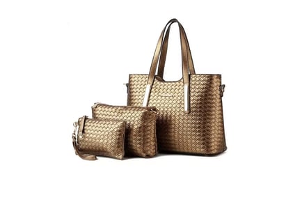 Women's 3-Piece Handbag Set - 5 Colours