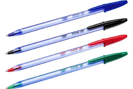 Bic Cristal Soft Ballpoint Medium Pens