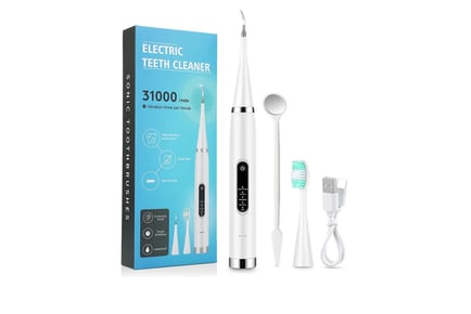 Electric Teeth Cleaner and Plaque Remover- Tool Kit